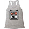 robot funny Racerback Tank
