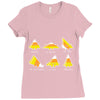 candy corn are triangles Ladies Fitted T-Shirt
