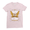 All Men Are Created Equal But Only The Best Are Born In October Ladies Fitted T-Shirt