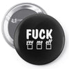 fuck you me off fun Pin-back button