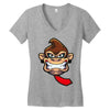monkey (2) Women's V-Neck T-Shirt