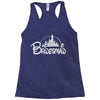 bridesmaid disney castle Racerback Tank