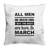 all men are created equal march Throw Pillow