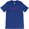 scotland born and raised retro white &amp; navy international country T-Shirt