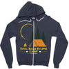 Total Solar Eclipse Camp Zipper Hoodie