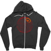 stranger moon Zipper Hoodie