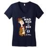 the mad man in the box Women's V-Neck T-Shirt