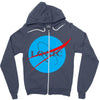 logic nasa Zipper Hoodie