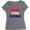 Vote For Pedro Women's Triblend Scoop T-shirt