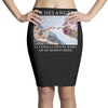 Michelangelo Creation of Adam Pencil Skirts