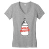 Milk Inside Women's V-Neck T-Shirt
