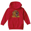 danger angry bear Youth Hoodie