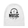 music is my life Baby Beanies