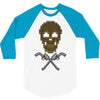 skull bullets 3/4 Sleeve Shirt