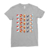 christmas animal Ladies Fitted T-Shirt