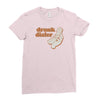 drunk dialer Ladies Fitted T-Shirt