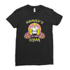 homer's gym Ladies Fitted T-Shirt