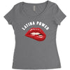 latina power bite Women's Triblend Scoop T-shirt