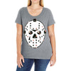 jason friday floral Ladies Curvy T-Shirt