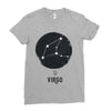 Virgo Zodiac Sign Minimal Design Ladies Fitted T-Shirt