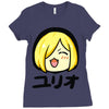 yuri on ice happy Ladies Fitted T-Shirt
