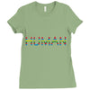 human Ladies Fitted T-Shirt