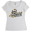 gamer wasd Women's Triblend Scoop T-shirt