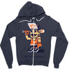 never surrender Zipper Hoodie