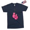 boxing gloves breast cancer Exclusive T-shirt