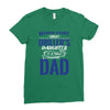 Behind Every Great Driller's Daughters Is A Truly Amazing Dad Ladies Fitted T-Shirt