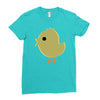 chicken baby Ladies Fitted T-Shirt