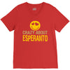 crazy about esperanto V-Neck Tee