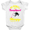 my pitbull is a sweetheart Baby Onesie