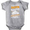 Motorcycles Pops Baby Onesie