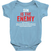 Sin Is The Enemy Baby Onesie