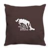 i do all my own stunts horse Throw Pillow