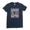 ginger lives matte Ladies Fitted T-Shirt