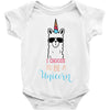 i choose to be a unicorn Baby Bodysuit
