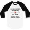 breakfast workout routine girls muscle top 3/4 Sleeve Shirt
