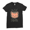 my cat is on the internet Ladies Fitted T-Shirt