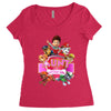 paw patrol birthday girl  aunt Women's Triblend Scoop T-shirt