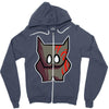 mabari chibi Zipper Hoodie