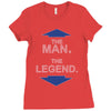 the man   the legend funny Ladies Fitted T-Shirt