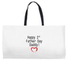 happy 1st father day Weekender Totes