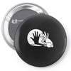 rabbit silhouette Pin-back button