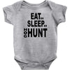 eat sleep hog hunt Baby Bodysuit