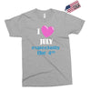i love july especially the 4th Exclusive T-shirt
