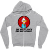 velvet duck Zipper Hoodie