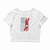 kayak american flag Crop Top