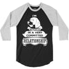 I Am Beagle Actually In A Very Commited Relationship 3/4 Sleeve Shirt